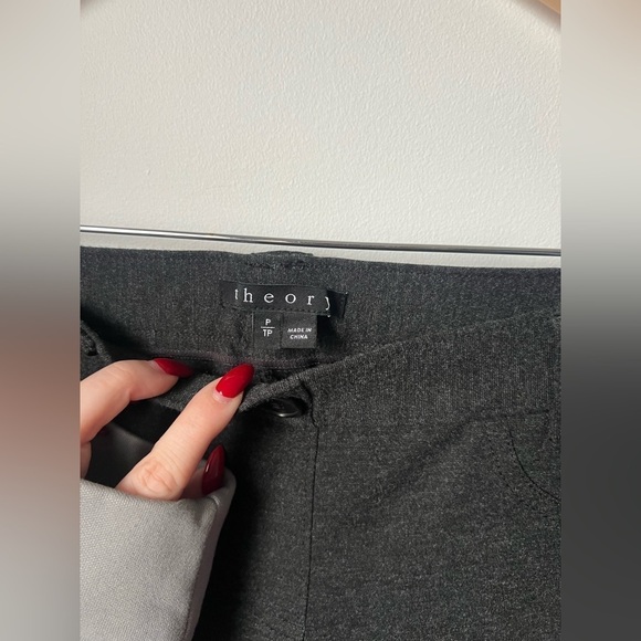 THEORY Dress Pant womens in grey size extra small - Picture 2 of 11
